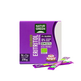 NATURGREEN Eritritol Bio Sticks 54 unidades de 5g
