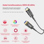 Unitek Cable óptico HDMI 2.0 AOC 4K 60Hz 7 m