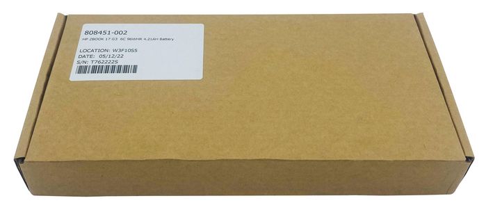 HP Batería de iones de litio de 6 celdas para HP ZBook 17 G3, 96Wh, 11.4V HP Batería de iones de litio de 6 celdas para HP ZBook 17 G3, 96Wh, 11.4V