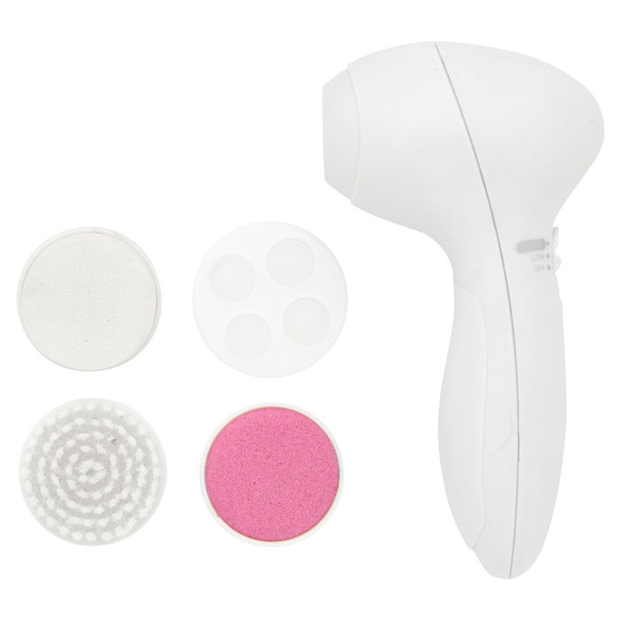 Day Cepillo Facial Con 4 Accesorios para Limpieza y Cuidado de la Piel, Incluye Cabezal Peeling y Masajeador Day Cepillo Facial Con 4 Accesorios para Limpieza y Cuidado de la Piel, Incluye Cabezal Peeling y Masajeador