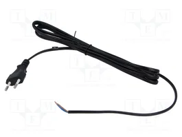 POS Cable de alimentación H03VVH2-F 2x0,75mm2 CEE 7/16 (C) 3m
