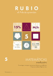 RUBIO Cuaderno Matemáticas Evolución Nº 5 A4 (11-12 años)