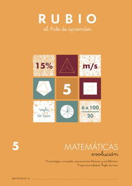 Cuaderno Rubio A4 Matematicas Evolucion Nº 5 (11-12 Años) (Set de 10)