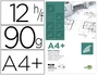 Liderpapel Papel Vegetal A4+ 90 gr 240x320mm Sobre de 12 Hojas