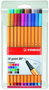 Stabilo Point 88 Estuche de 20 Rotuladores Colores Surtidos