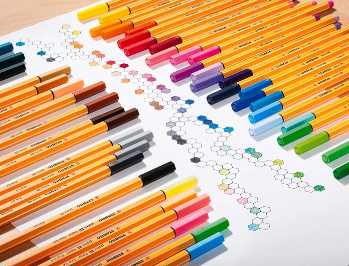 Stabilo Rotulador Punta de Fibra Point 88 Estuche 20 Unidades Colores Surtidos Trazo 0,4 mm