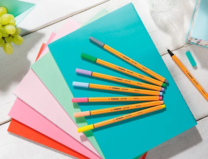 Stabilo Rotulador Punta de Fibra Point 88 Estuche 20 Unidades Colores Surtidos Trazo 0,4 mm