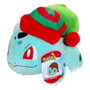 Jazwares Pokémon Peluche Bulbasaur con Gorro de Navidad 20 cm