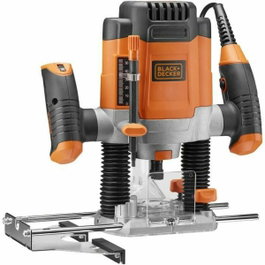 Black + Decker Enrutador KW1200E-QS 1200W con 7 accesorios