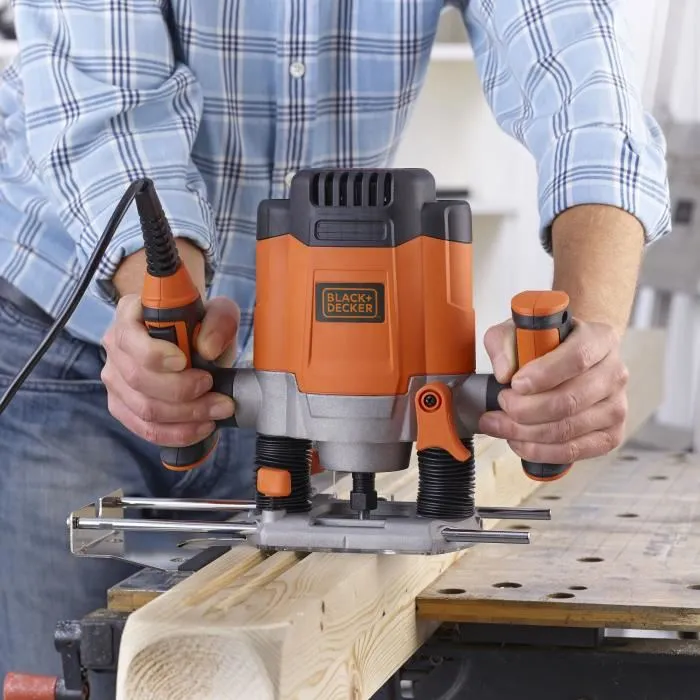Black And Decker Fresadora KW1200EKA-QS 1200W 55Mm
