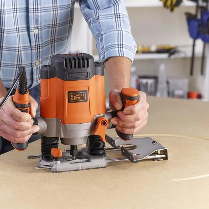Black And Decker Fresadora KW1200EKA-QS 1200W 55Mm
