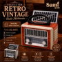 SAMI Radio Sami Vintage multimedia 3 bandas solar/bater