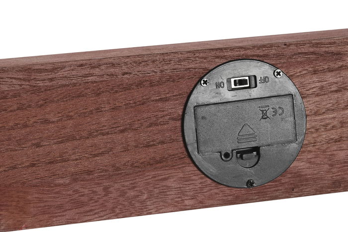 DKD Home Decor Decoración Luminosa Fall Shabby Natural Marrón 8 x 17 x 34 cm (2 Unidades)