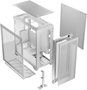 Modecom Volcano Expanse S Torre Midi ATX Blanca, Ventana, USB-C, Hasta 43cm GPU