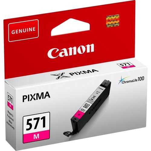 Canon CLI-571M Magenta Cartucho de Tinta Original Rendimiento Estándar, 7 ml