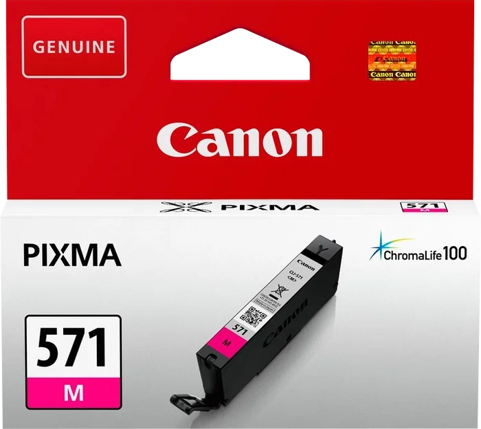 Canon CLI-571M Magenta Cartucho de Tinta Original Rendimiento Estándar, 7 ml