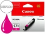Canon CLI-571M Magenta Cartucho de Tinta Original Rendimiento Estándar, 7 ml
