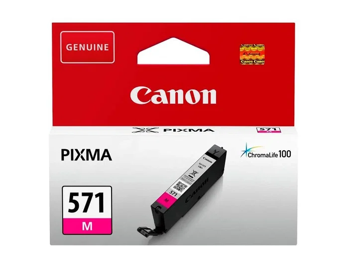 Canon CLI-571M Magenta Cartucho de Tinta Original Rendimiento Estándar, 7 ml