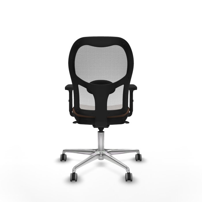 PIQUERAS Y CRESPO Silla de oficina Jorquera Marrón y Blanco