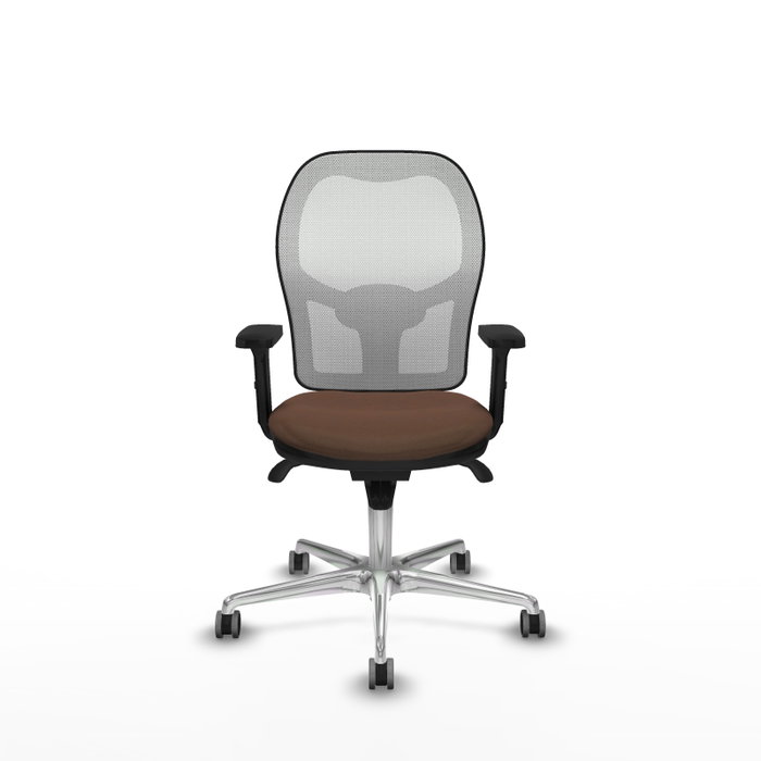 PIQUERAS Y CRESPO Silla de oficina Jorquera Marrón y Blanco
