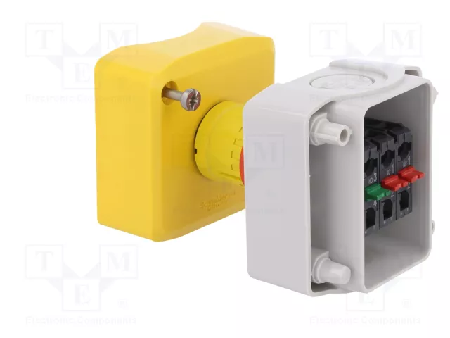 SCHNEIDER ELECTRIC Harmony XB5 Casete de control rojo con 1 botón
