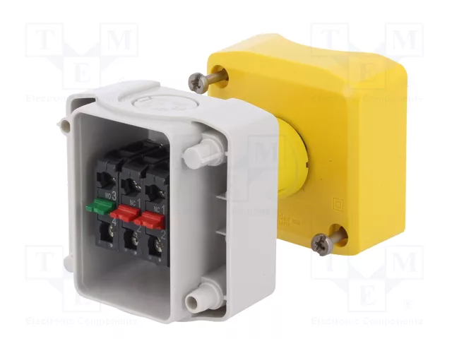 SCHNEIDER ELECTRIC Harmony XB5 Casete de control rojo con 1 botón