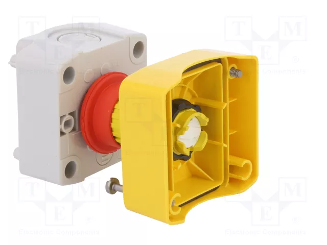 SCHNEIDER ELECTRIC Harmony XB5 Casete de control rojo con 1 botón