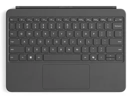 Microsoft Surface Pro 12" - Teclado táctil con retroiluminación, tejido alcántara y acoplamiento magnético, color negro