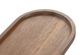 DKD Home Decor Bandeja Natural Acacia 48 x 18 x 4.1 cm