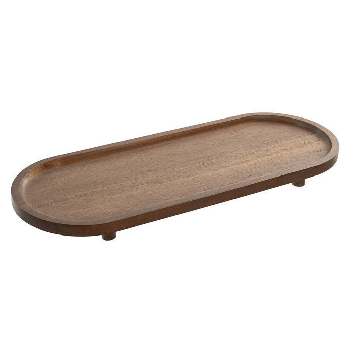 DKD Home Decor Bandeja de Acacia con Patas Natural DKD Home Decor Bandeja de Acacia con Patas Natural