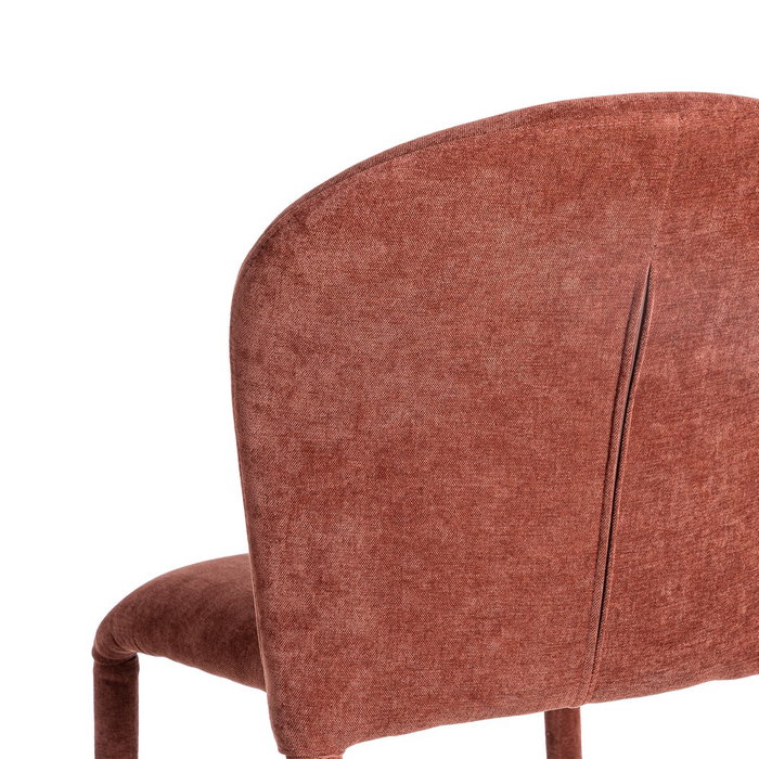 Silla Apilable Burdeos Tejido Salón 50 X 61 X 82 cm (Set de 4)