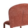 Silla Apilable Burdeos Tejido Salón 50 X 61 X 82 cm (Set de 4)
