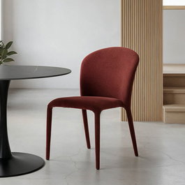 Silla Apilable Burdeos Tejido Salón 50 X 61 X 82 cm (Set de 4)