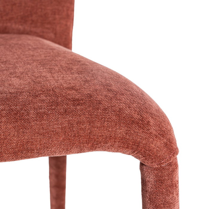 Silla Apilable Burdeos Tejido Salón 50 X 61 X 82 cm (Set de 4)