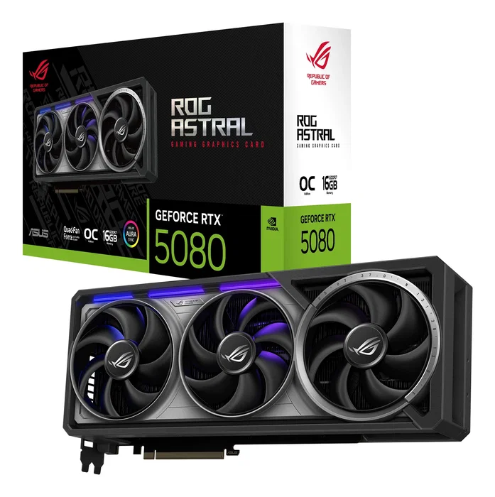 ASUS ROG Astral GeForce RTX 5080 OC 16GB GDDR7