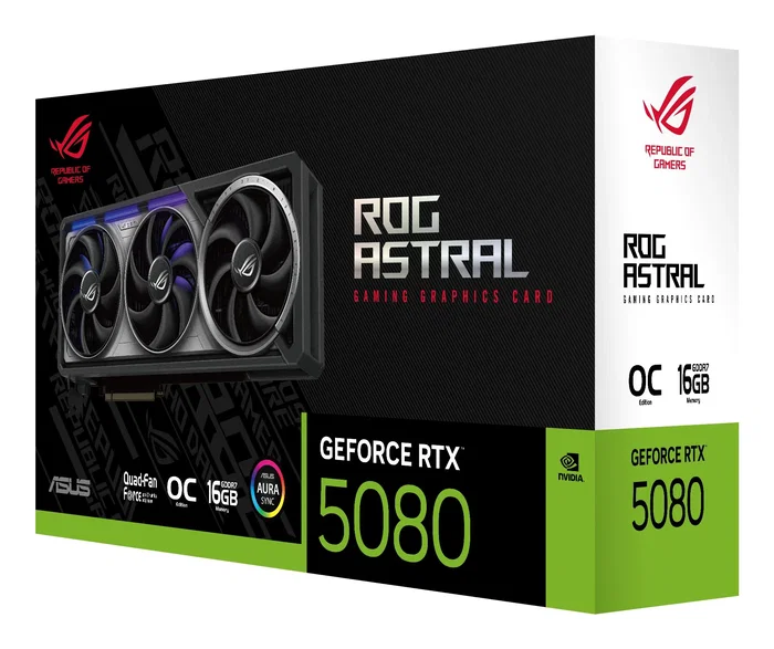 ASUS ROG Astral GeForce RTX 5080 OC 16GB GDDR7