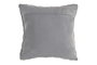 DKD Home Decor Cojín Algodón Poliéster 45x10x45 Gris Claro, Pack de 4