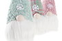 DKD Home Decor Figura Navidad Fantasia Verde Rosa 16 x 54 x 17 cm (3 Unidades)