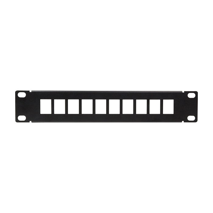 LogiLink Panel de keystone de 10 pulgadas para 10 conectores, negro LogiLink Panel de keystone de 10 pulgadas para 10 conectores, negro