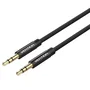 Vention Cable de Audio Estéreo Jack 3.5mm Macho a Macho 0.5m (50cm) Chapado en Oro Negro