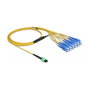 DeLOCK Cable de fibra óptica MPO hembra a 12 x SC simplex macho, monomodo, 2 m