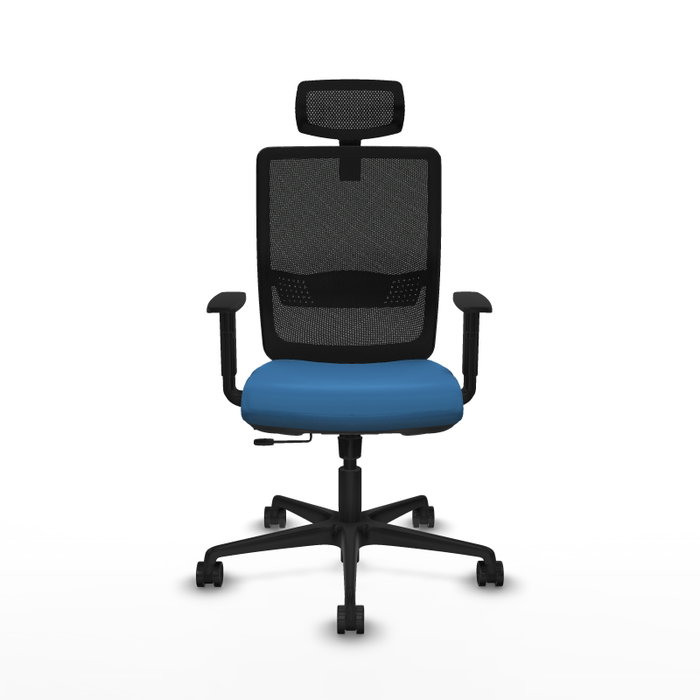 PIQUERAS Y CRESPO Silla de oficina Haches Azul claro y Negro PIQUERAS Y CRESPO Silla de oficina Haches Azul claro y Negro