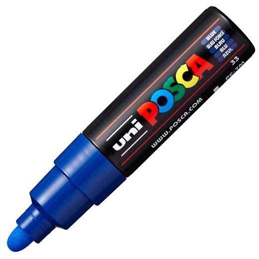 POSCA Marcador PC-7M Azul Punta Forma de Bala