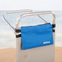 Aktive Carro mesa playa 2 en 1 azul con base extensible y rejilla auxiliar