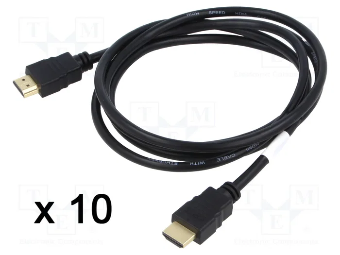 LANBERG Cable HDMI High Speed + Ethernet 1,8m Negro LANBERG Cable HDMI High Speed + Ethernet 1,8m Negro