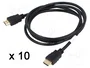 LANBERG Cable HDMI High Speed + Ethernet 1,8m Negro