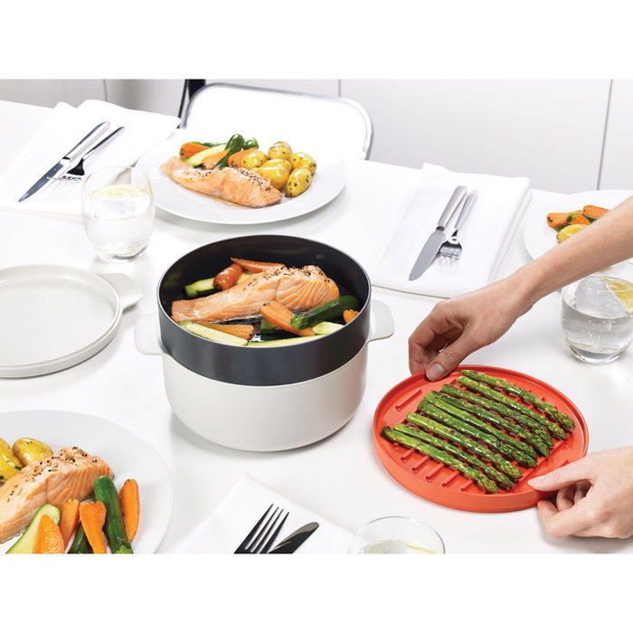 Joseph Joseph M-Cuisine Juego de cocina para microondas de 4 piezas, Naranja