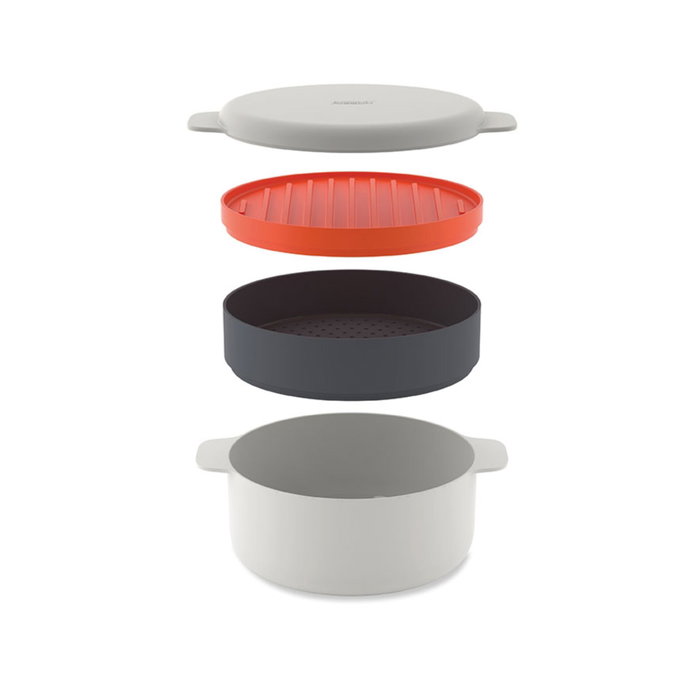 Joseph Joseph M-Cuisine Juego de cocina para microondas de 4 piezas, Naranja