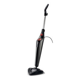 Vileda Steam Plus + PowerPad Limpiador a Vapor, 1550 W, Negro/Rojo