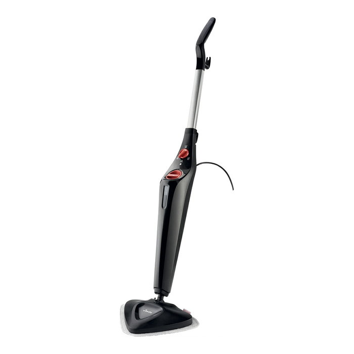 Vileda Steam Plus + PowerPad Limpiador a Vapor, 1550 W, Negro/Rojo Vileda Steam Plus + PowerPad Limpiador a Vapor, 1550 W, Negro/Rojo